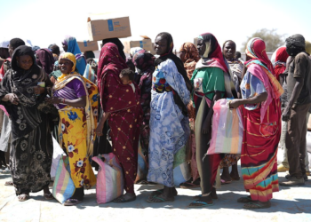 Sudanese refugees in Adre Chad 2025