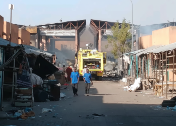 Niger Republic – Maradi-market-fire.