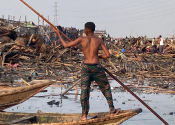Makoko is a waterfront community of 300,000 persons