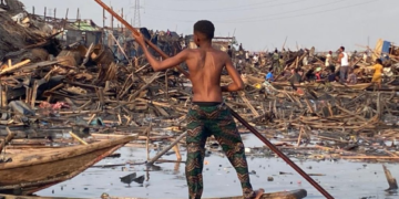 Makoko is a waterfront community of 300,000 persons
